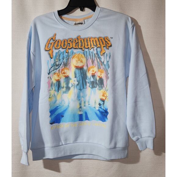 Goosebump Jack-O-Lantern sweatshirt women's XS - Picture 1 of 7
